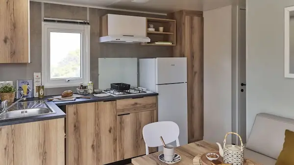 Confort 2 chambres : cuisine.