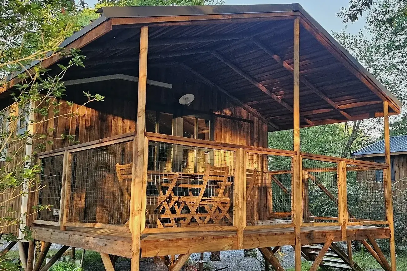 Vue extérieure du Nature Spa Famille.