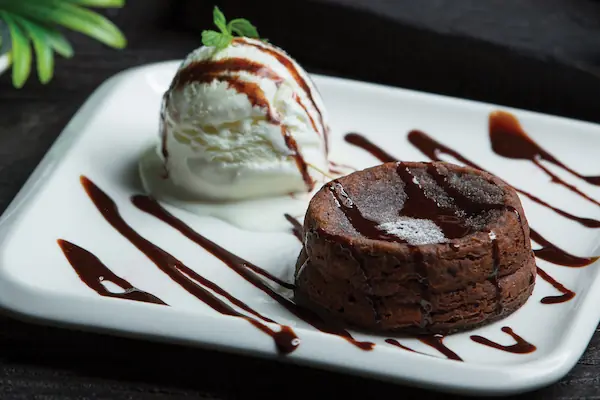Fondant au chocolat.