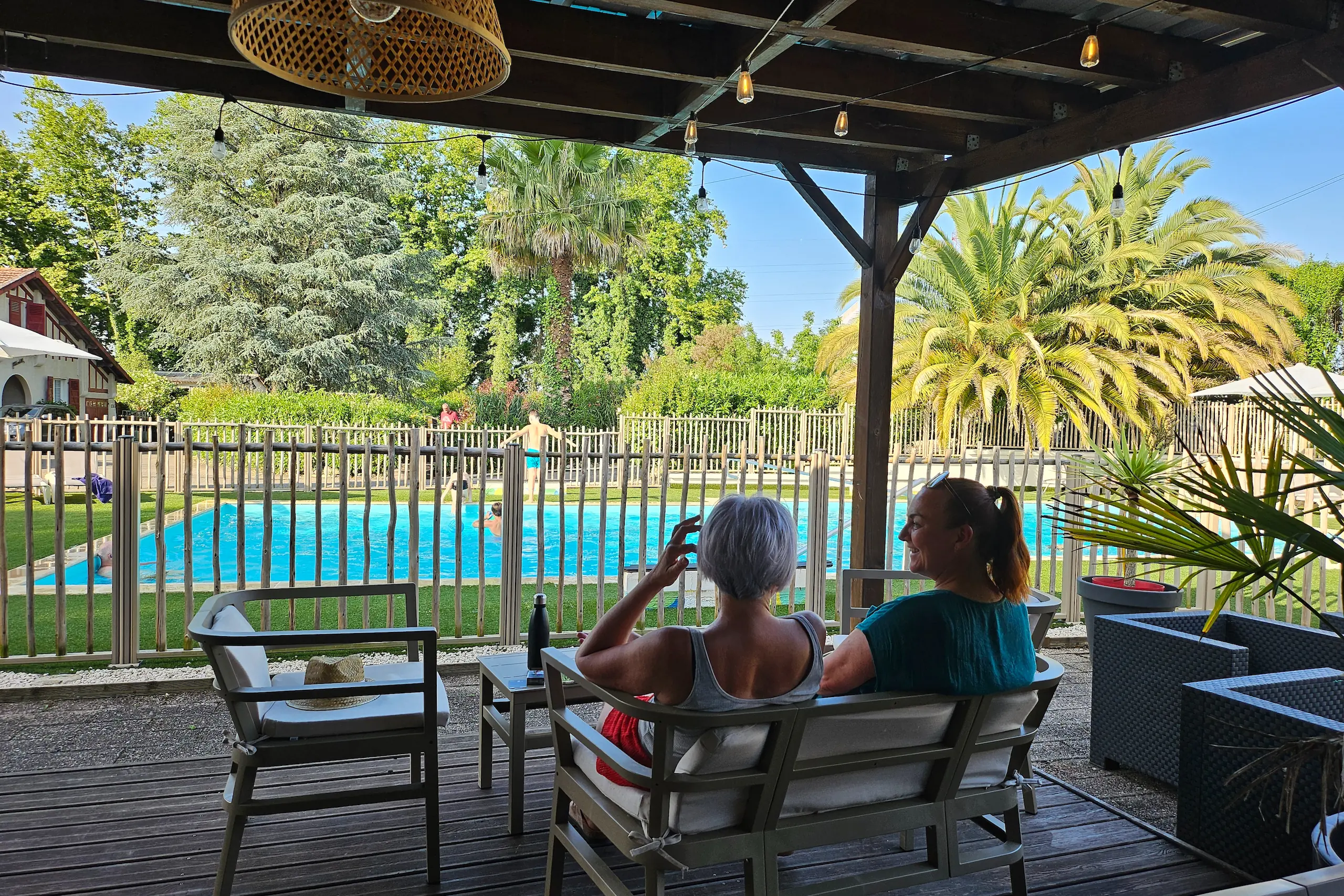 Terrasse du Restaurant Bar.