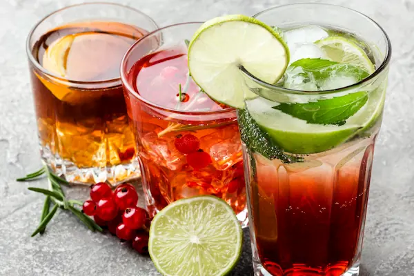 Boissons sans alcool.